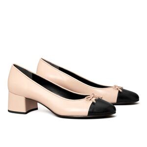 Tory Burch CAP-TOE PUMP 45MM / GOAT LEATHER